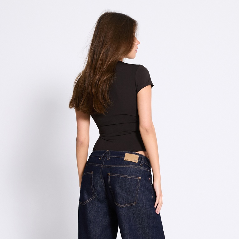 Cap sleeve body "Lyla" Brown